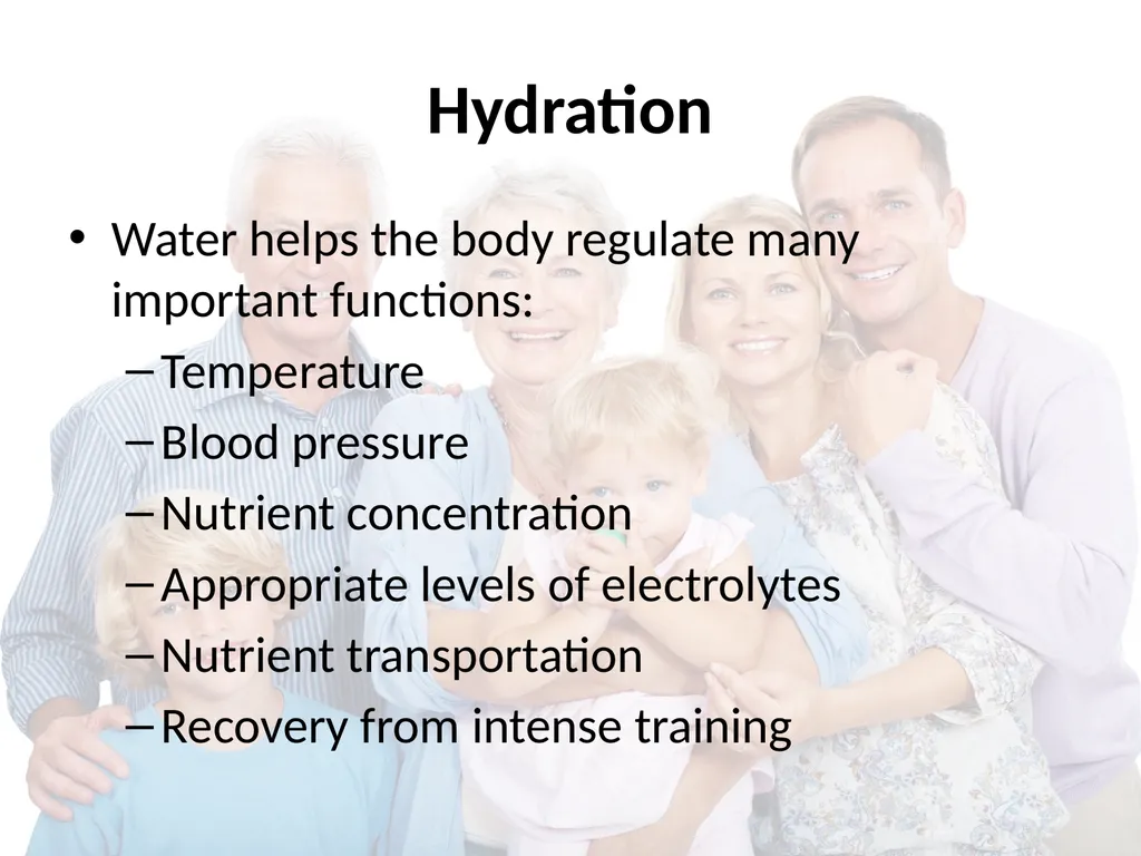 Nutrition Throughout Life Nutritional Needs - slide 22 of 31