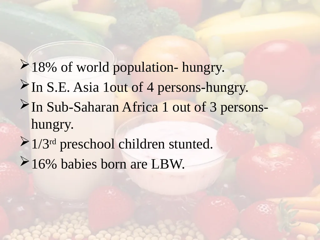 Nutrition COMMUNITY NUTRITION PROGRAMME - slide 3 of 79
