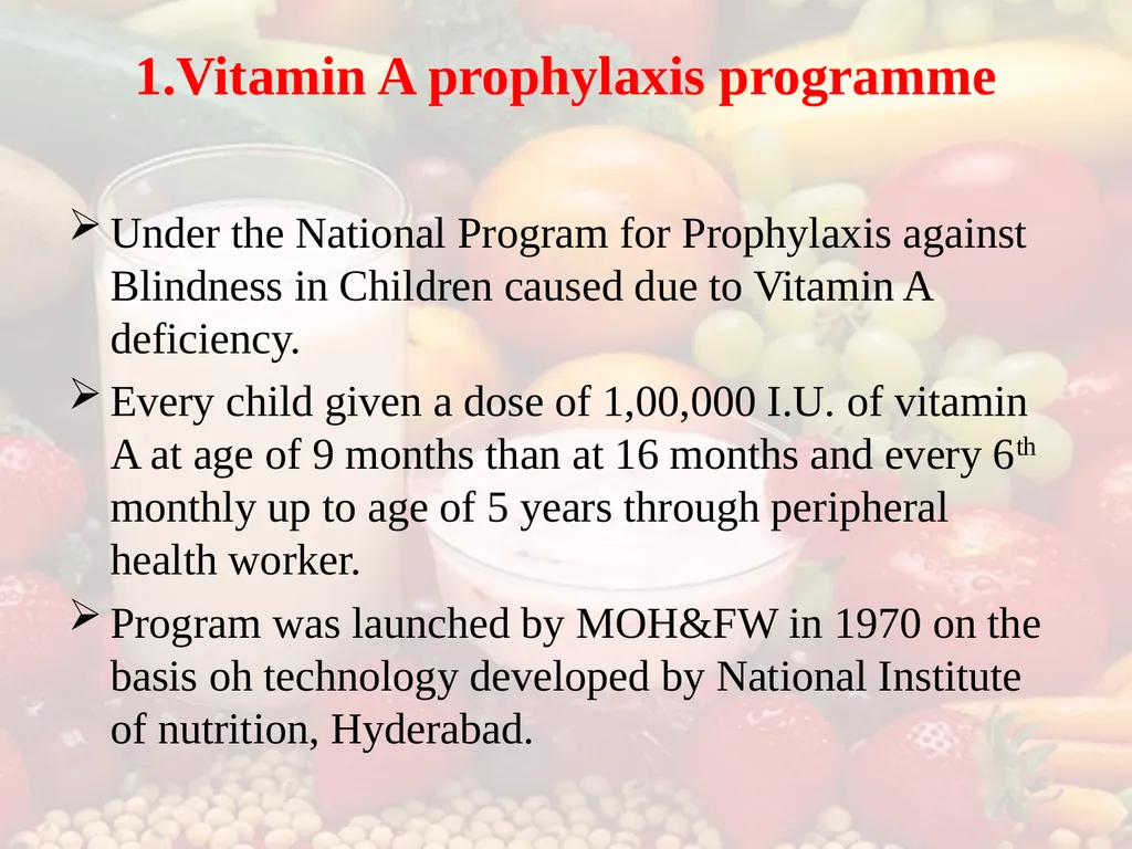 Nutrition COMMUNITY NUTRITION PROGRAMME - slide 13 of 79
