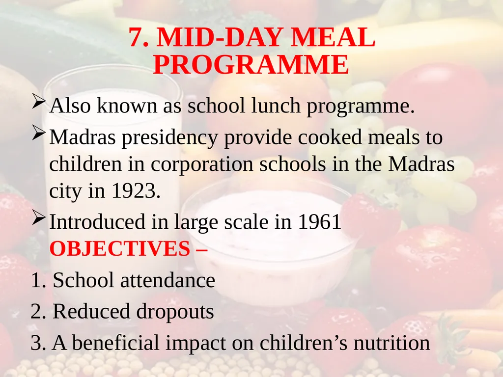 Nutrition COMMUNITY NUTRITION PROGRAMME - slide 63 of 79