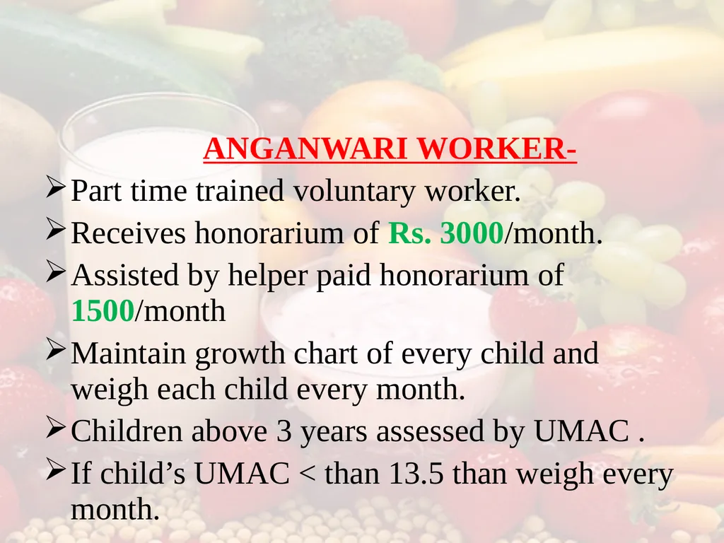 Nutrition COMMUNITY NUTRITION PROGRAMME - slide 49 of 79