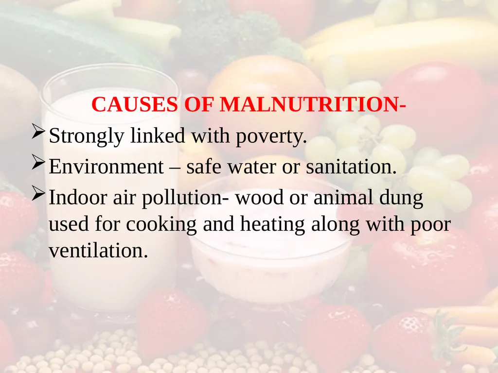 Nutrition COMMUNITY NUTRITION PROGRAMME - slide 4 of 79
