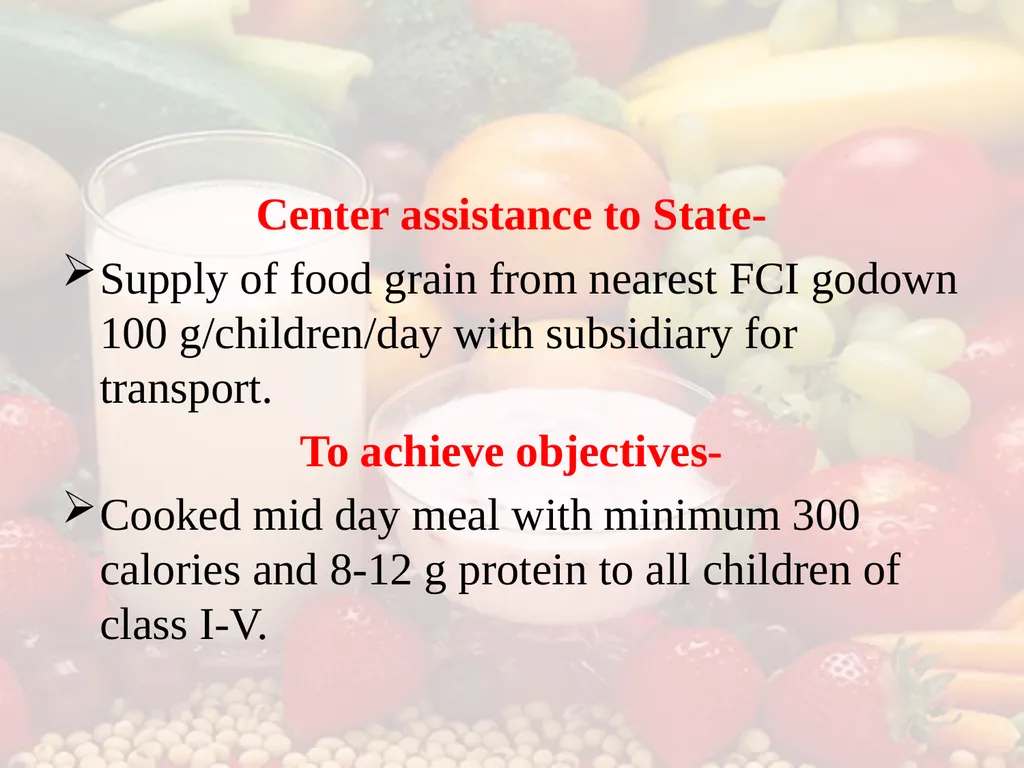 Nutrition COMMUNITY NUTRITION PROGRAMME - slide 70 of 79