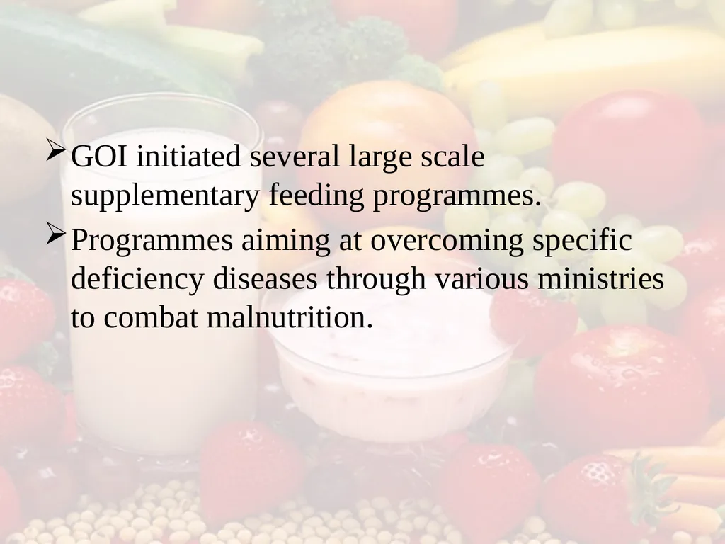 Nutrition COMMUNITY NUTRITION PROGRAMME - slide 5 of 79