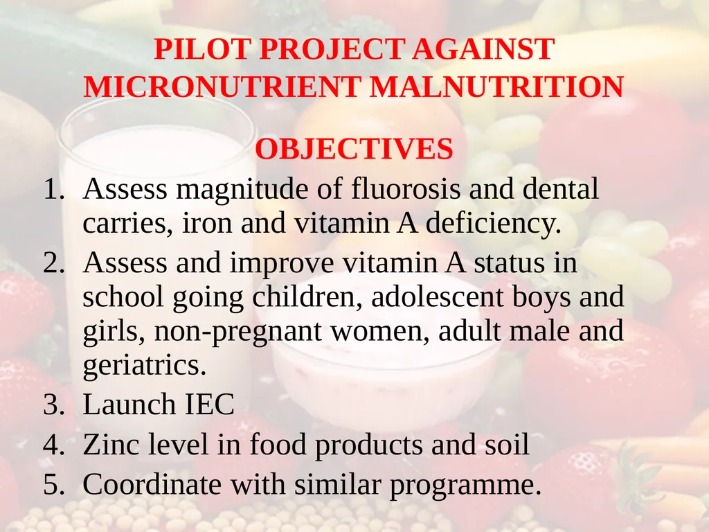 Nutrition COMMUNITY NUTRITION PROGRAMME - slide 11 of 79