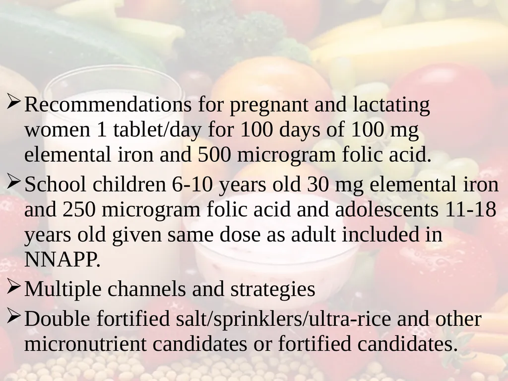 Nutrition COMMUNITY NUTRITION PROGRAMME - slide 22 of 79