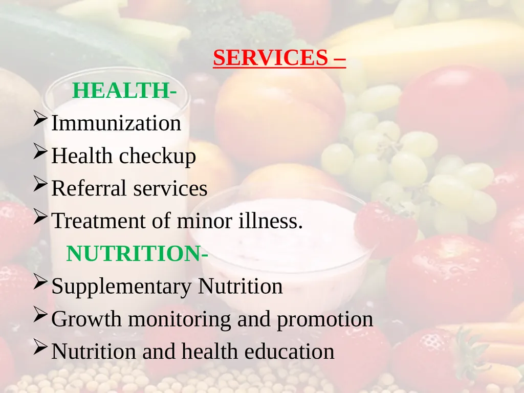 Nutrition COMMUNITY NUTRITION PROGRAMME - slide 45 of 79