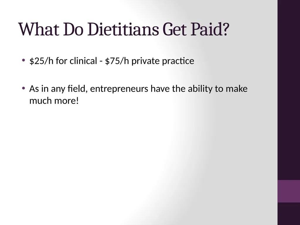 Dietetics: Beyond the Hospital presented by - slide 9 of 11