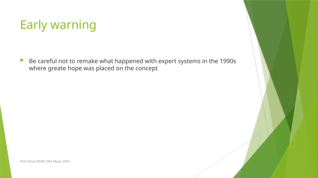 Feature engineering Prof. Amos DAVID Prof. Amos - slide 2 of 25