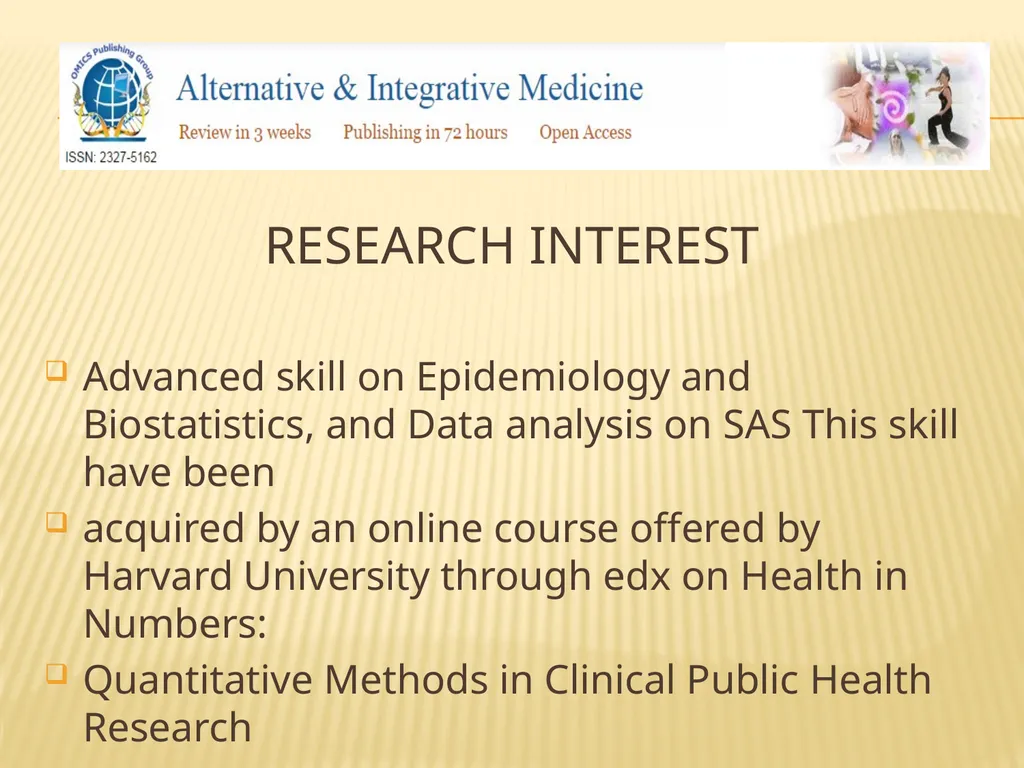 OMICS Group Contact us at: - slide 8 of 12