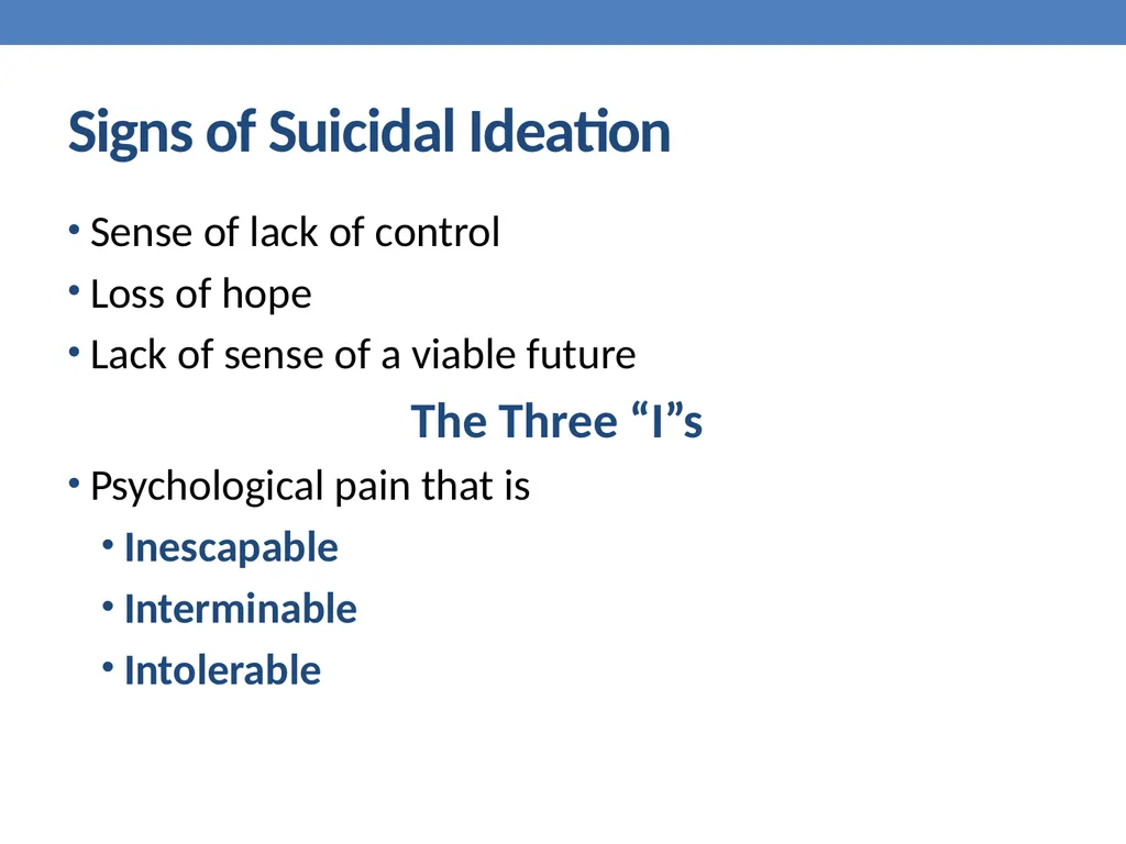 Mental Health education Dr. Mike Condra - slide 10 of 26