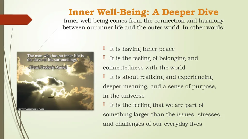 Strengthening Your Inner Well-Being! An “Each Mind - slide 6 of 27