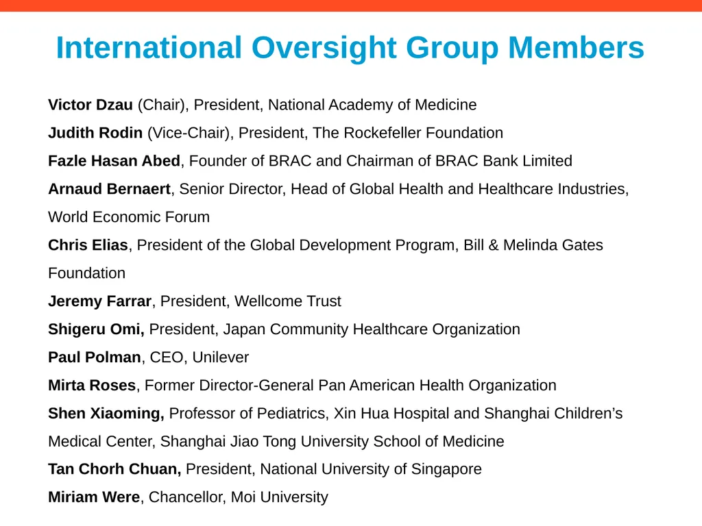 Need for a Global Health Risk Framework Global - slide 7 of 40