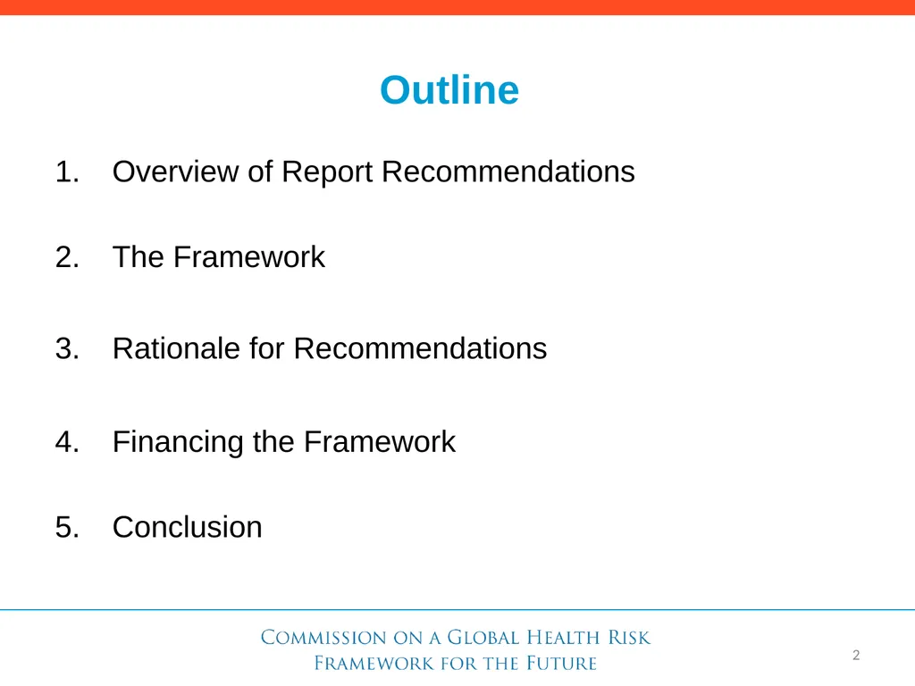 Need for a Global Health Risk Framework Global - slide 13 of 40