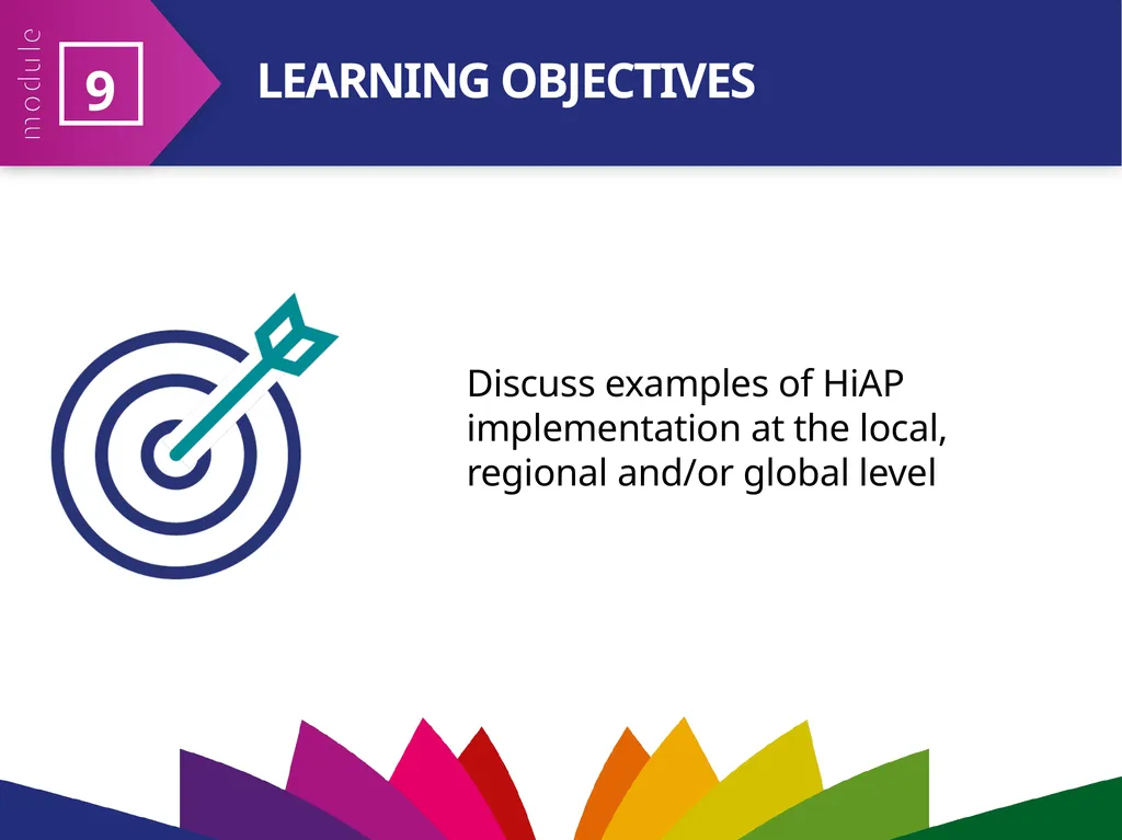 MODULE 9 HiAP implementation at local, regional - slide 2 of 31