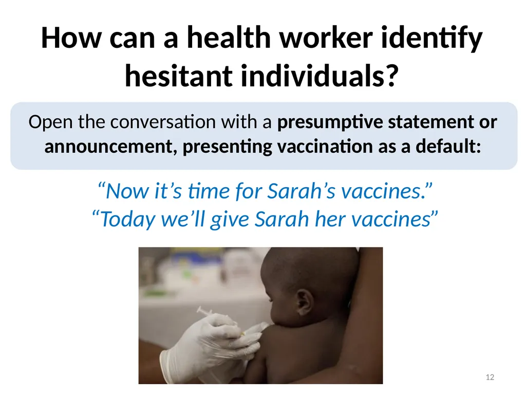 Conversations to build trust in vaccination A - slide 12 of 44