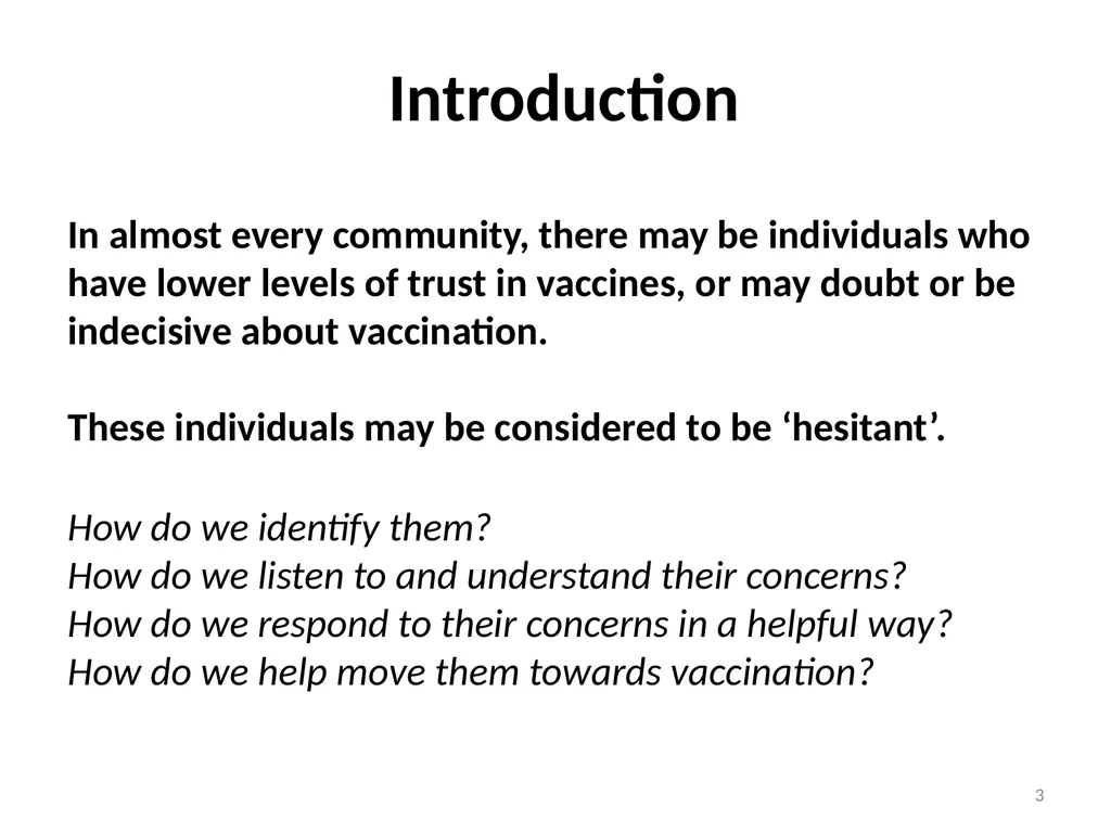 Conversations to build trust in vaccination A - slide 3 of 44