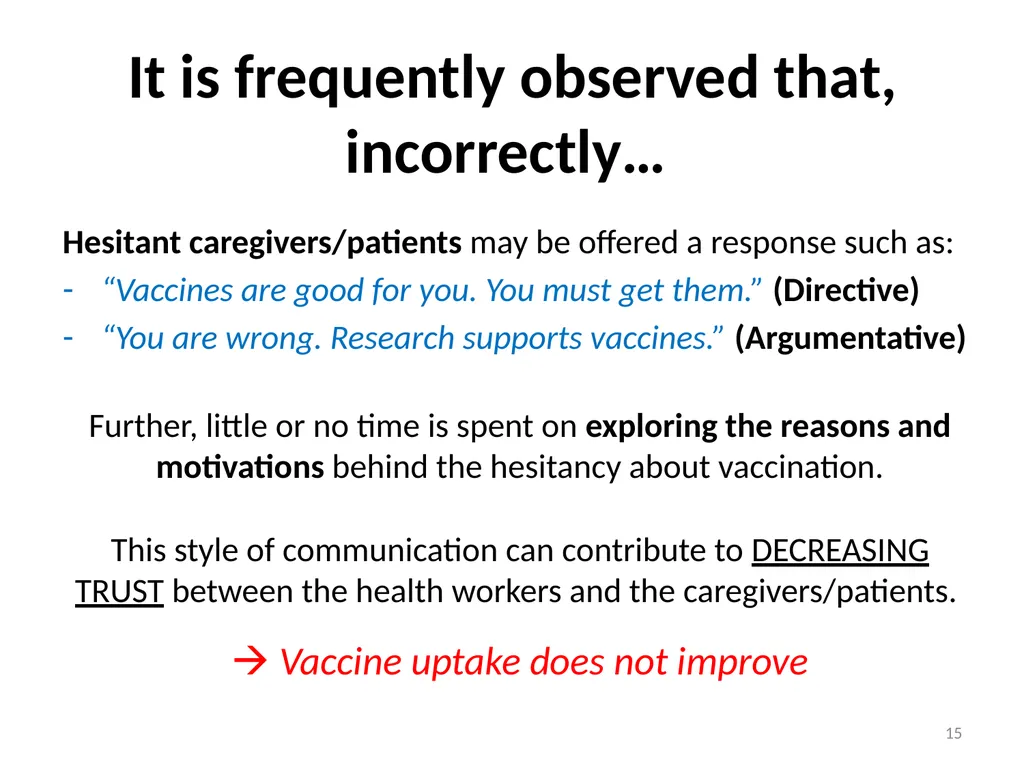 Conversations to build trust in vaccination A - slide 15 of 44