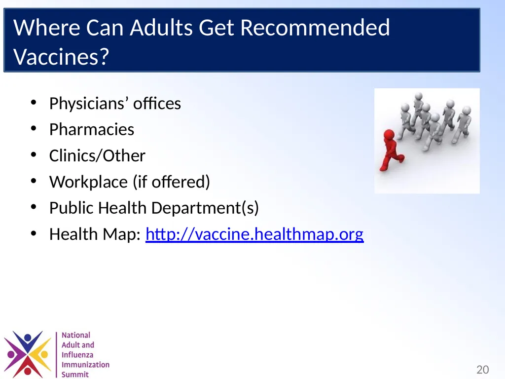 Adults Need Vaccines, Too! Why We Need to Set the - slide 20 of 28