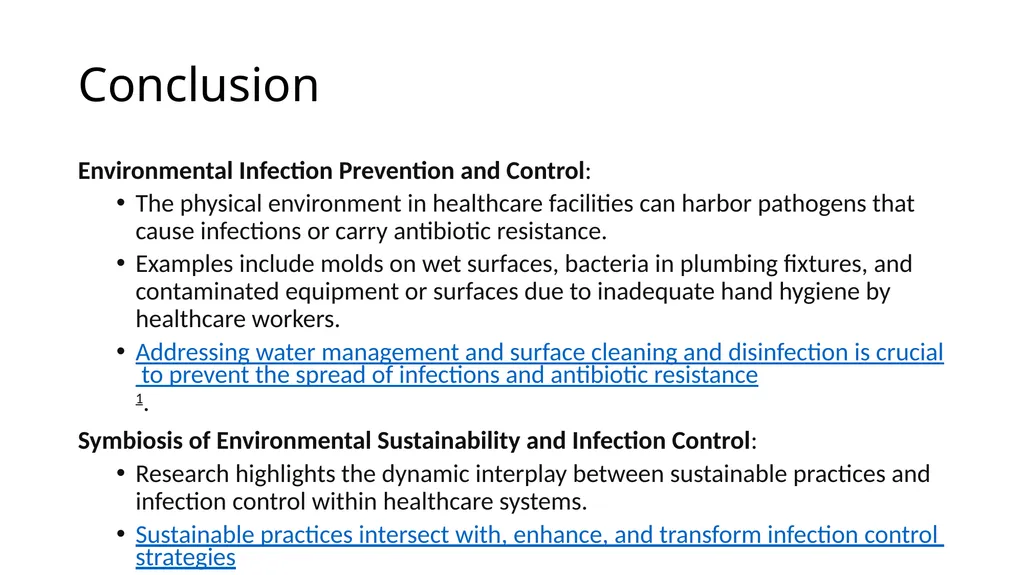Infection Control and Prevention in Environmental - slide 46 of 49