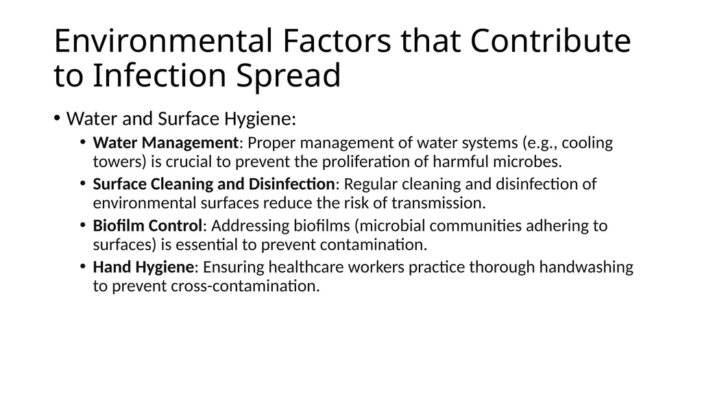 Infection Control and Prevention in Environmental - slide 11 of 49