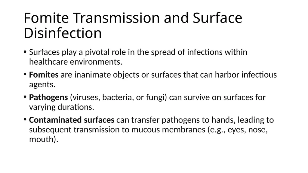 Infection Control and Prevention in Environmental - slide 32 of 49