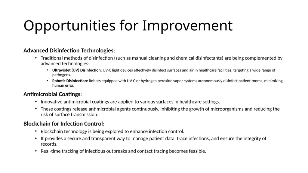 Infection Control and Prevention in Environmental - slide 41 of 49