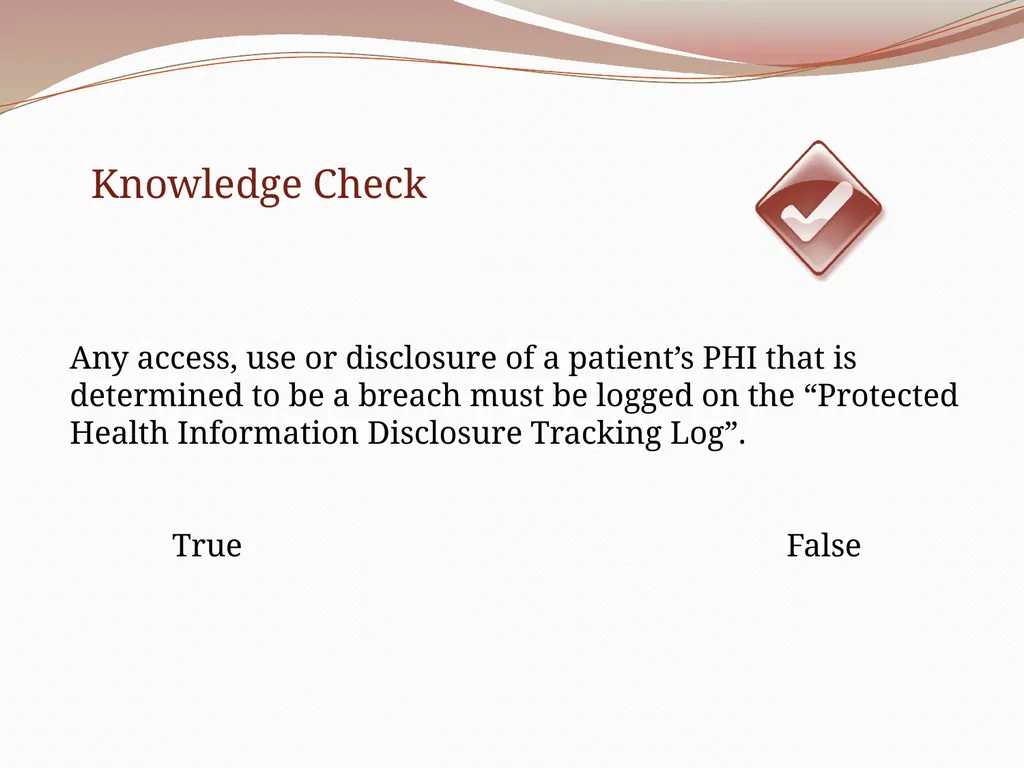 HIPAA/HITECH Privacy and Security Student Training - slide 22 of 90