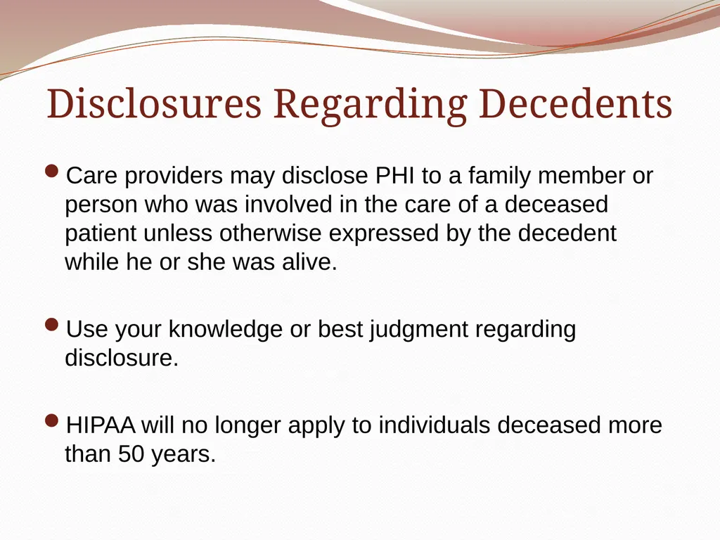 HIPAA/HITECH Privacy and Security Student Training - slide 39 of 90
