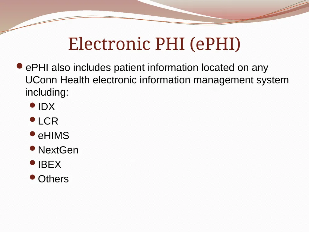 HIPAA/HITECH Privacy and Security Student Training - slide 68 of 90