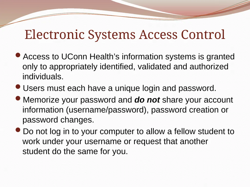HIPAA/HITECH Privacy and Security Student Training - slide 64 of 90
