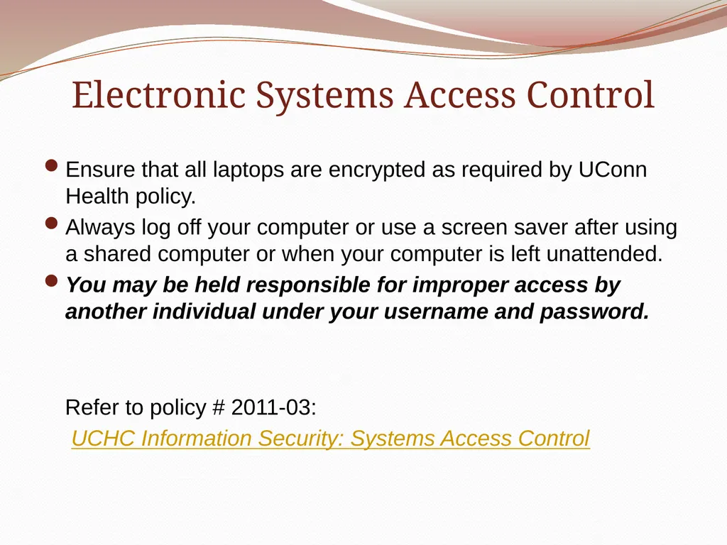 HIPAA/HITECH Privacy and Security Student Training - slide 66 of 90