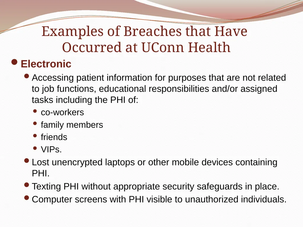 HIPAA/HITECH Privacy and Security Student Training - slide 83 of 90
