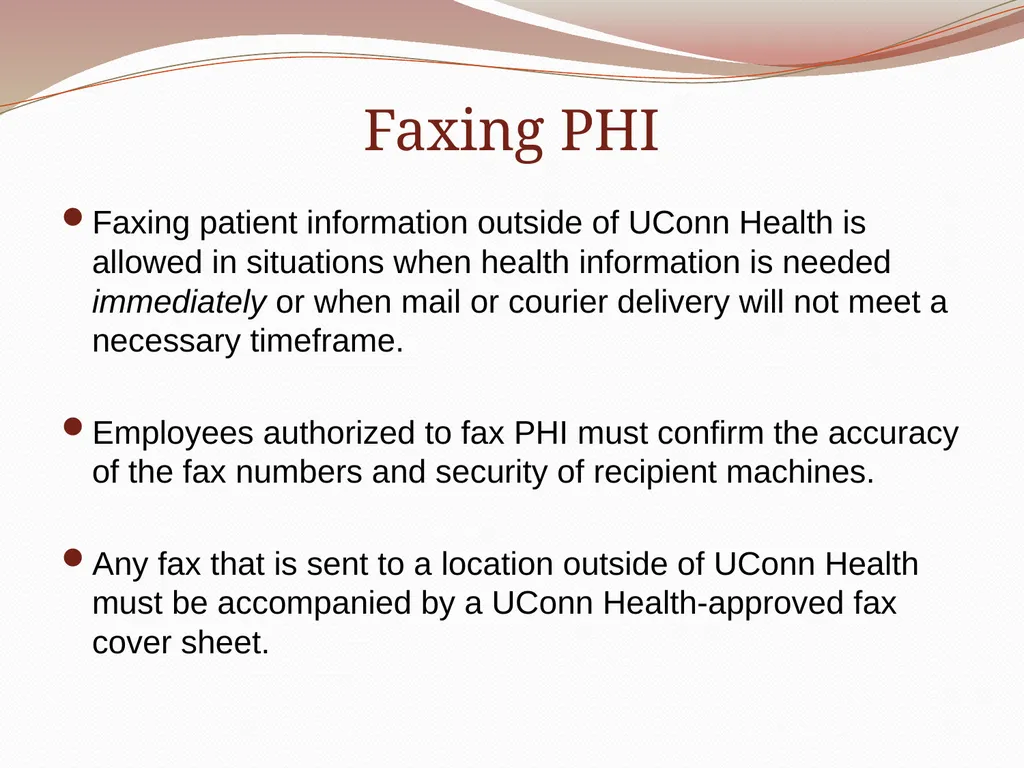 HIPAA/HITECH Privacy and Security Student Training - slide 53 of 90