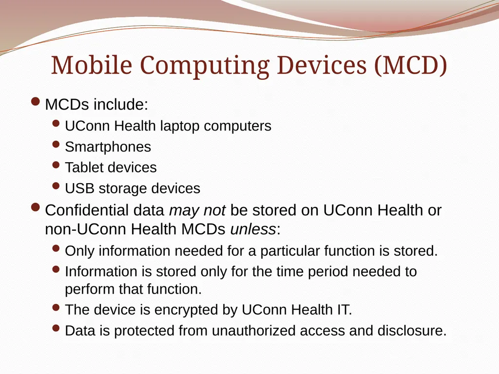 HIPAA/HITECH Privacy and Security Student Training - slide 61 of 90