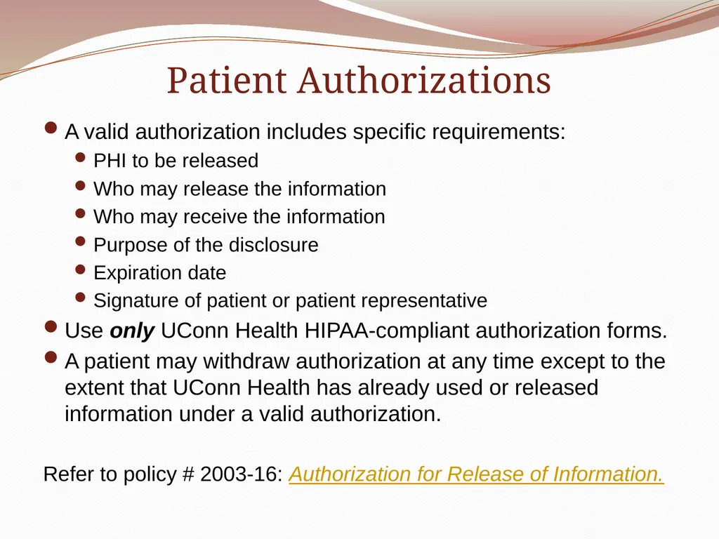 HIPAA/HITECH Privacy and Security Student Training - slide 41 of 90