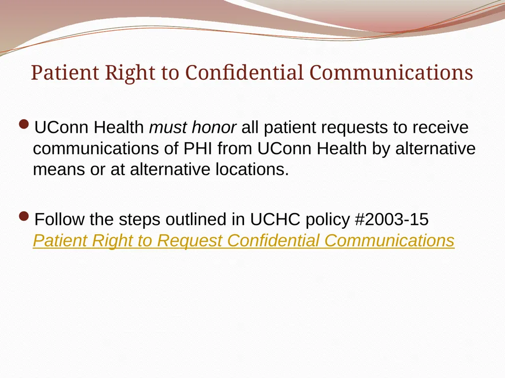 HIPAA/HITECH Privacy and Security Student Training - slide 28 of 90