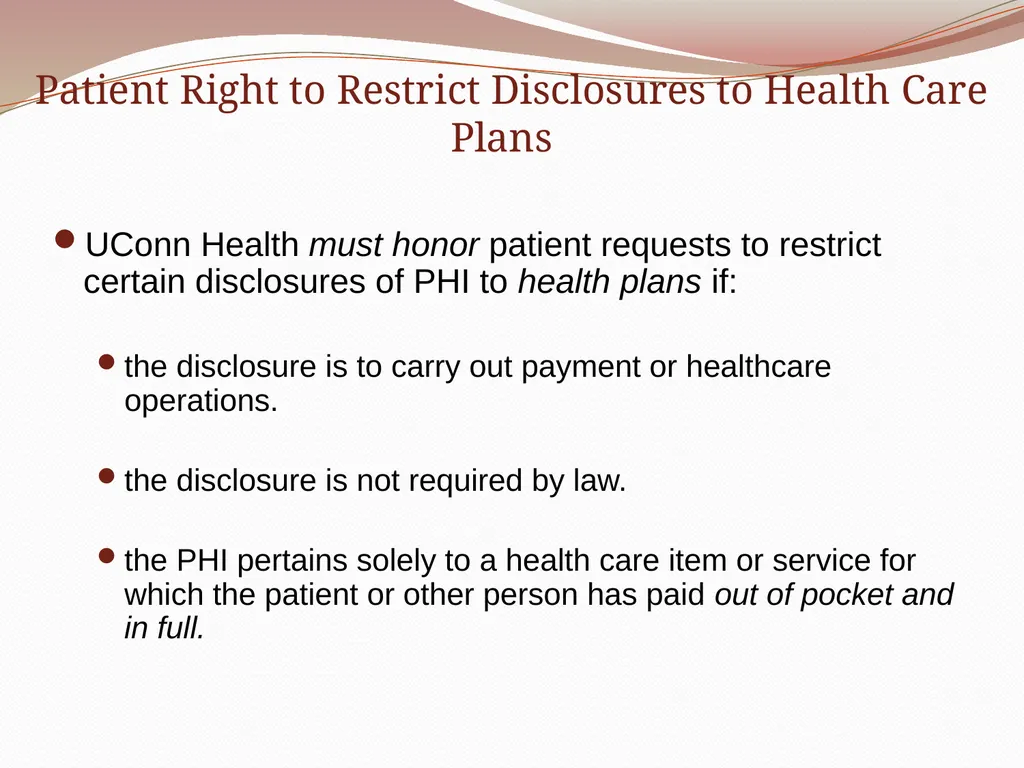HIPAA/HITECH Privacy and Security Student Training - slide 29 of 90