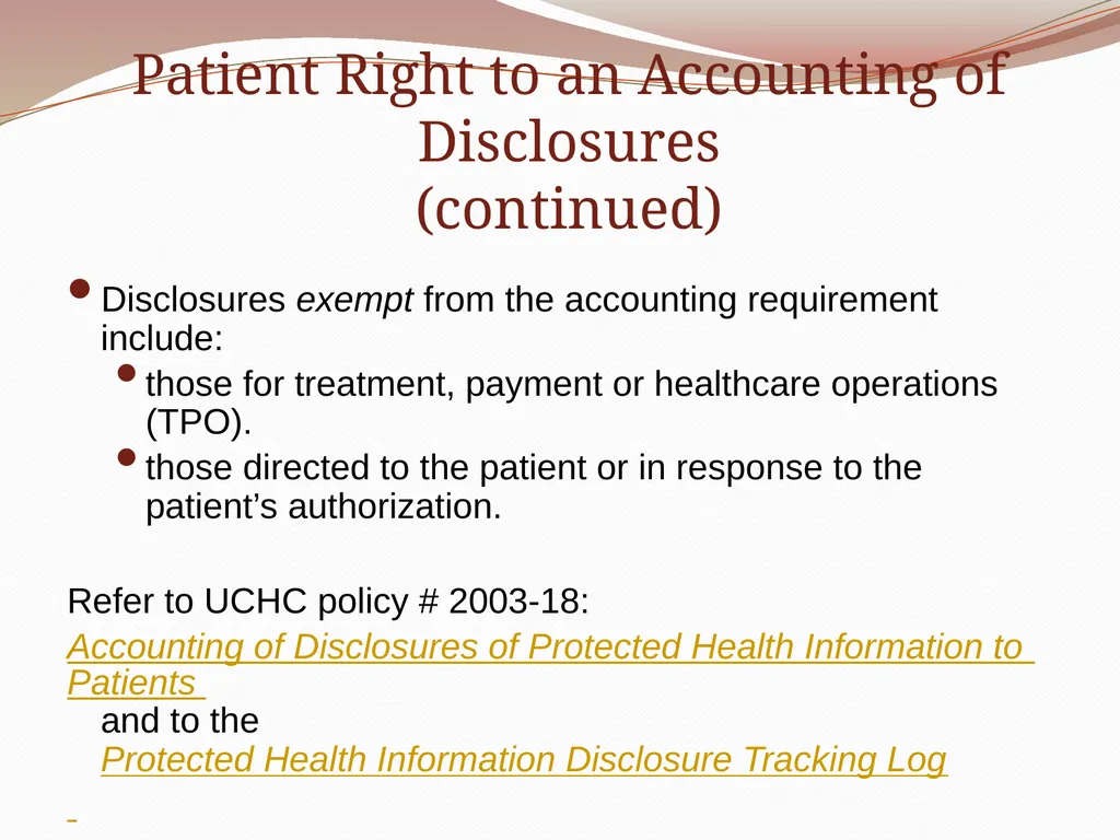 HIPAA/HITECH Privacy and Security Student Training - slide 21 of 90