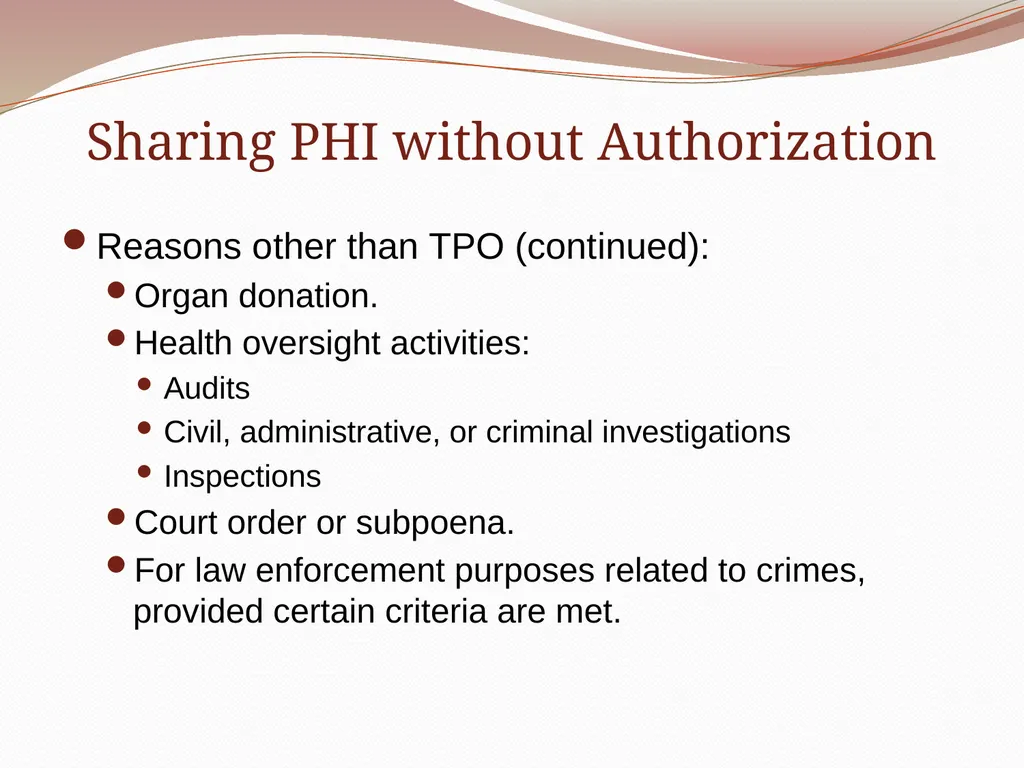 HIPAA/HITECH Privacy and Security Student Training - slide 35 of 90