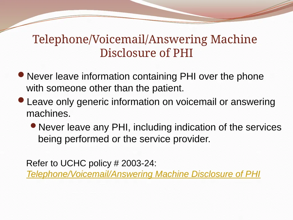 HIPAA/HITECH Privacy and Security Student Training - slide 49 of 90