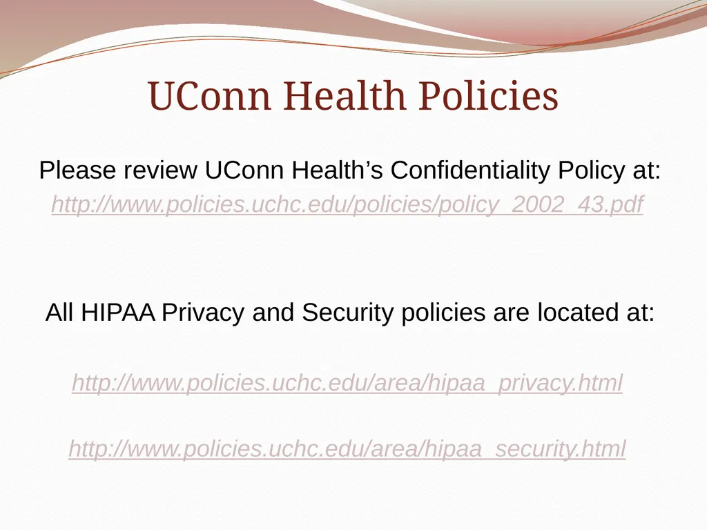 HIPAA/HITECH Privacy and Security Student Training - slide 87 of 90