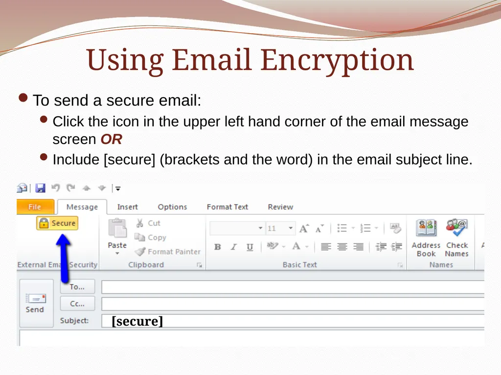 HIPAA/HITECH Privacy and Security Student Training - slide 74 of 90
