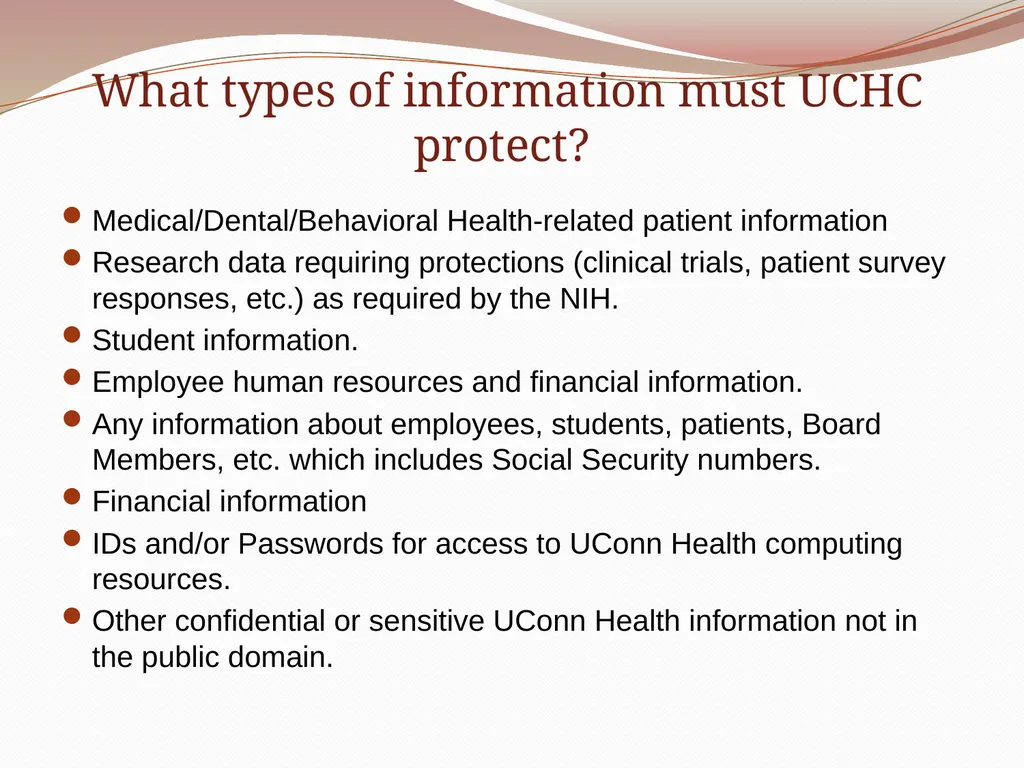 HIPAA/HITECH Privacy and Security Student Training - slide 5 of 90