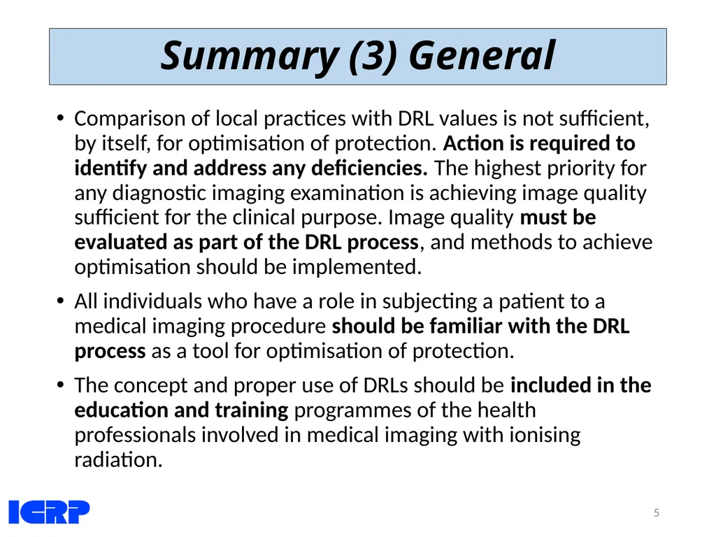 Diagnostic Reference Levels (DRLs) in Medical - slide 5 of 26