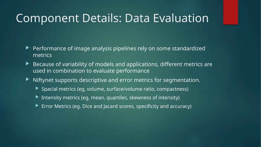 NiftyNet: A Deep learning platform for medical - slide 20 of 27