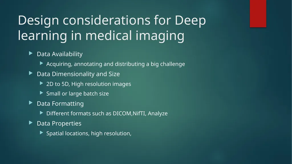 NiftyNet: A Deep learning platform for medical - slide 8 of 27