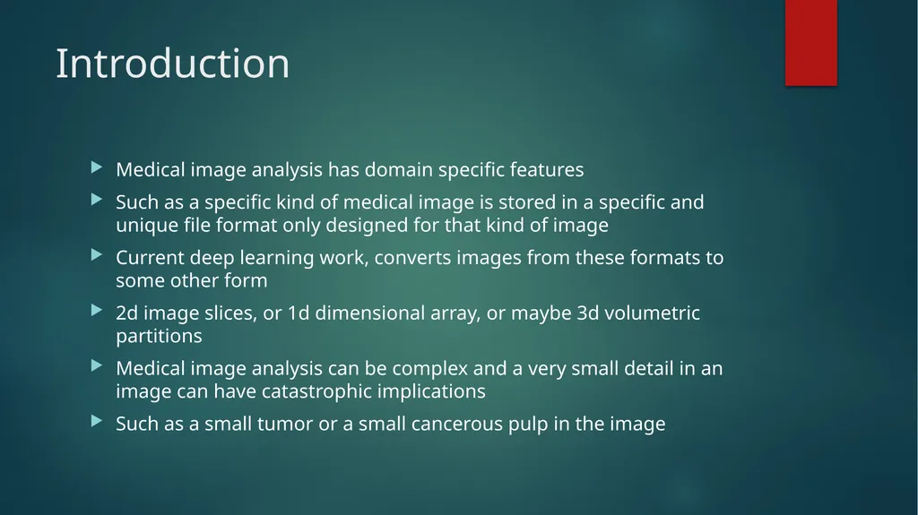 NiftyNet: A Deep learning platform for medical - slide 4 of 27