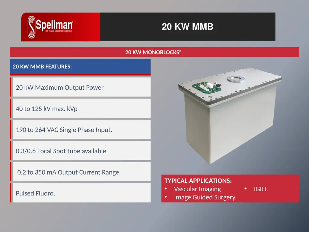 1 MEDICAL MONOBLOCKS Powering a Better Future for - slide 4 of 4