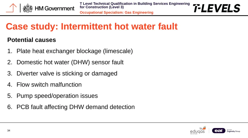 Occupational Specialism: Gas Engineering K1.28 - slide 34 of 84